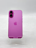 US Cellular Apple iPhone 16 A3081 256GB Pink 100% Battery Health - Cracked Screen image 5