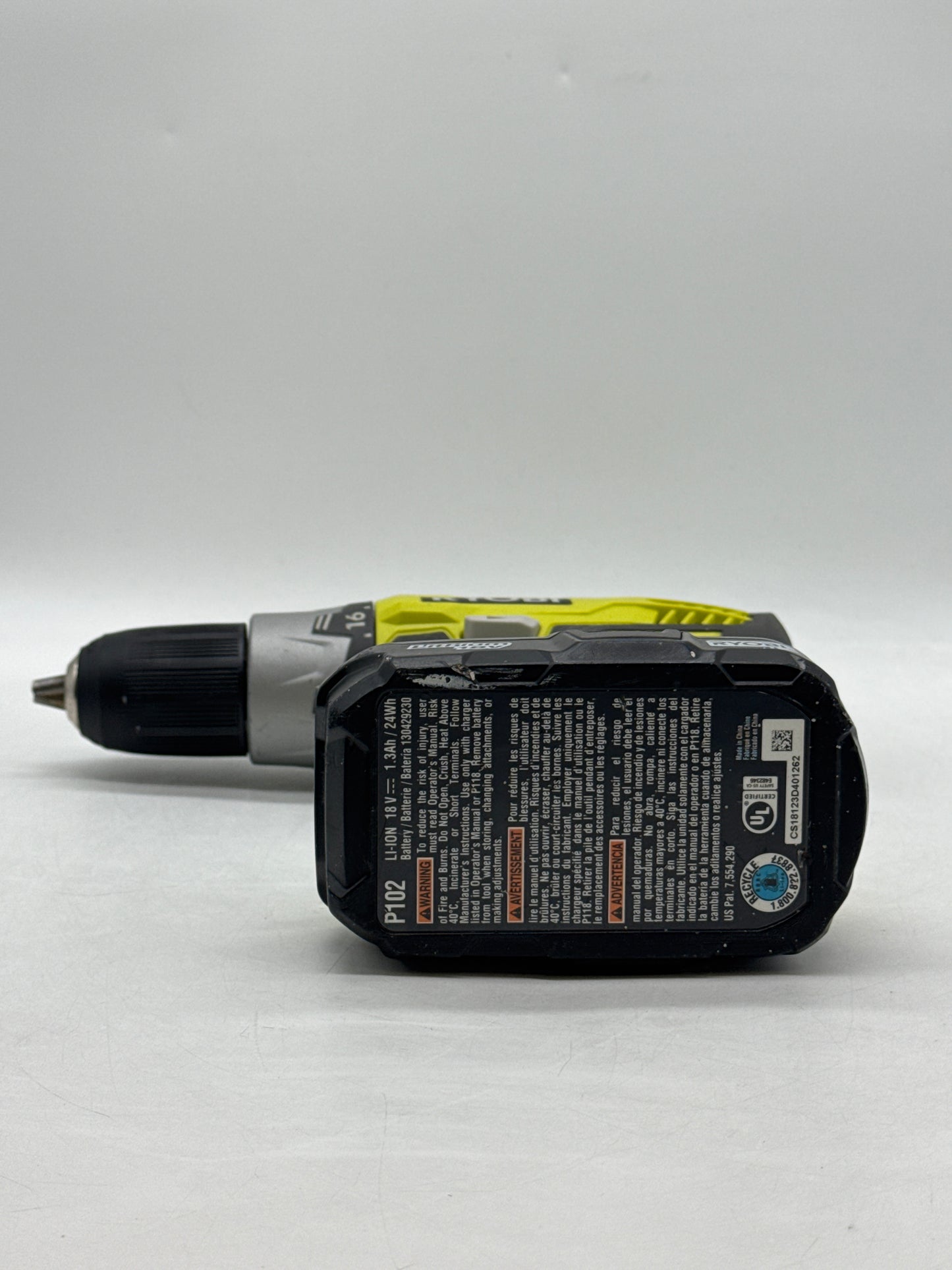 RYOBI P277 18V 1/2" Lithium- Ion Driver Drill w/Battery and Charger
