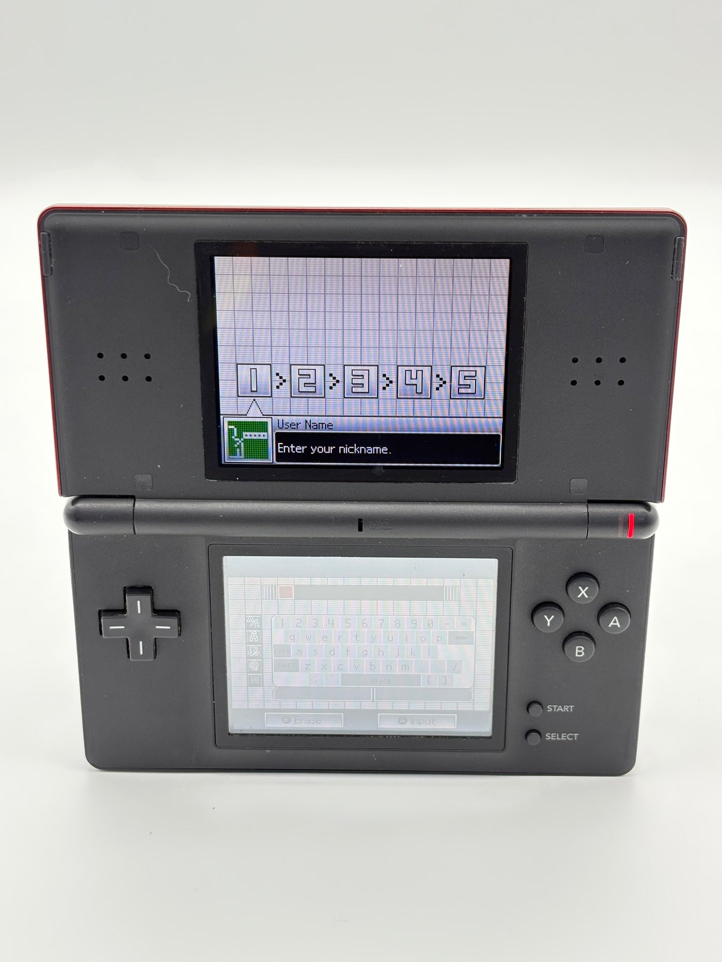 Nintendo DS Lite USG-001 Red Console UNTESTED AS IS #315