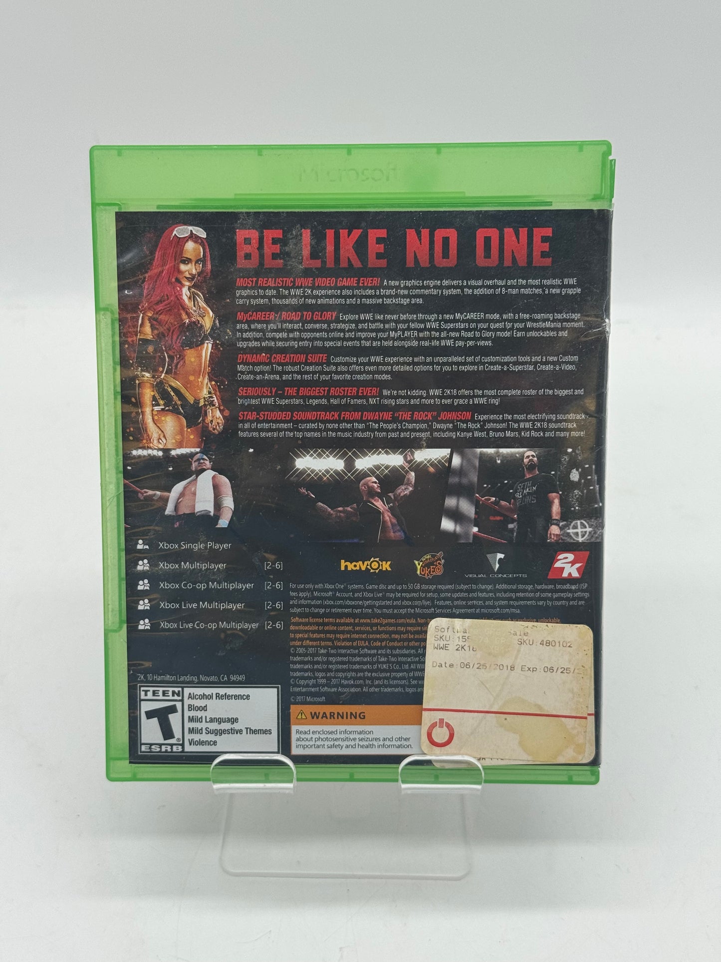 WWE 2K18 - Xbox One / Xbox One S / Xbox One X / Xbox Series S/X