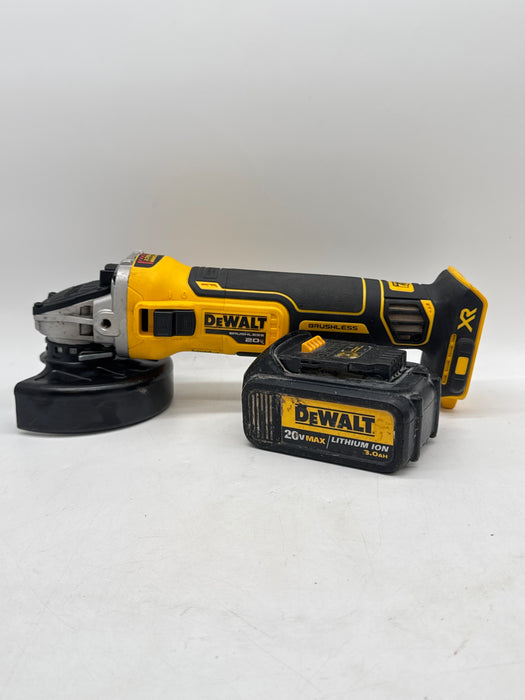 DEWALT DCG405 20V MAX 4-1/2" Angle Grinder Paddle Switch w/ Battery Included