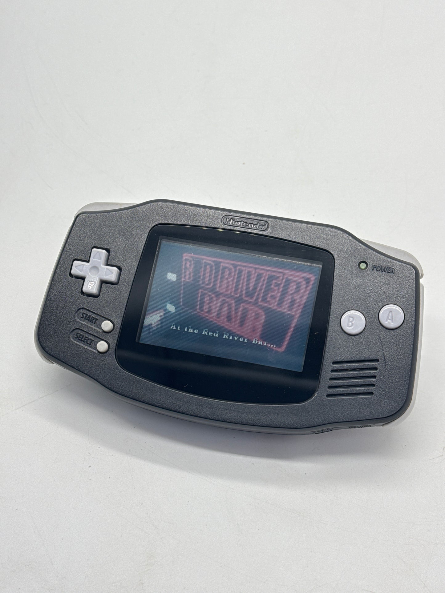 Nintendo Game Boy Advance AGB-001 Black Console #10 Aftermarket Lens or/and Shell