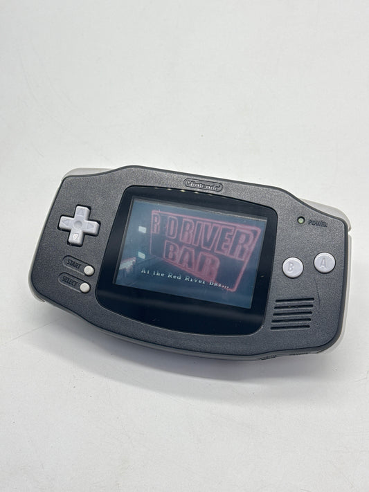 Nintendo Game Boy Advance AGB-001 Black Console #10 Aftermarket Lens or/and Shell