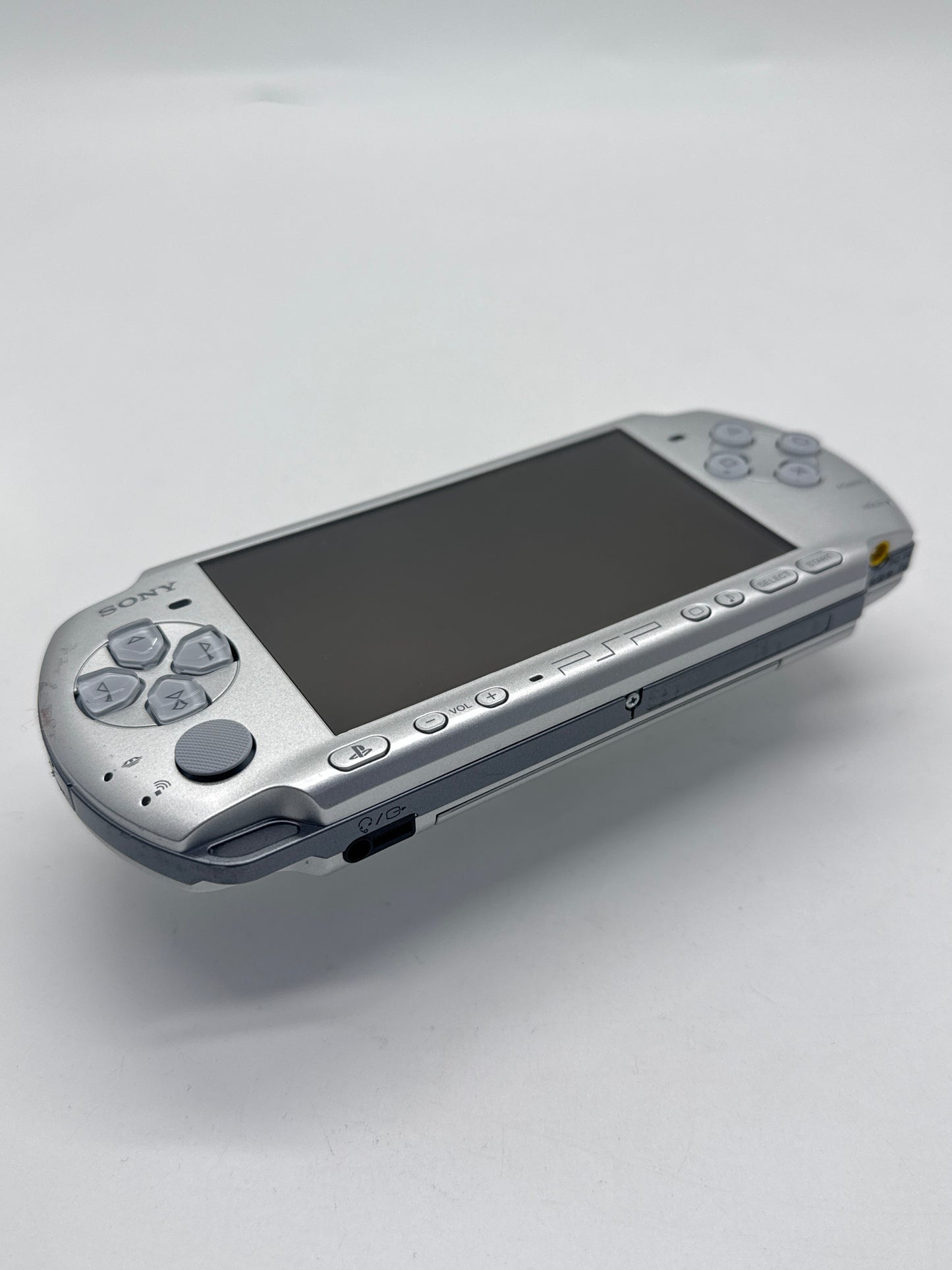 Sony PlayStation Portable PSP-3000 Mystic Silver Console w/ 2400mAh Battery #89