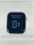 Apple Watch Series 8 A2771 45mm Starlight Aluminum GPS No Band - Used image 2