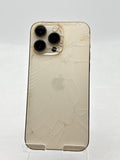 Verizon Apple iPhone 14 Pro Max A2651 128GB Gold 83% BH - Cracked Read! image 5