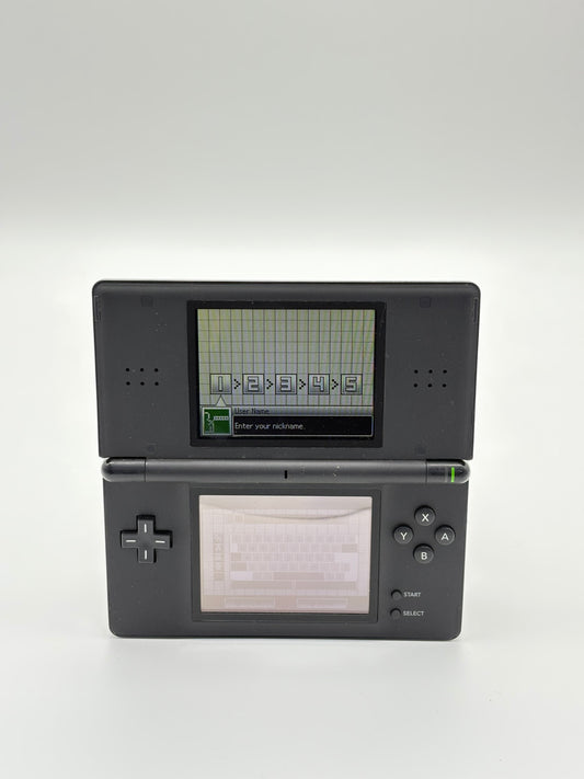 Nintendo DS Lite USG-001 Black Console UNTESTED AS IS #314