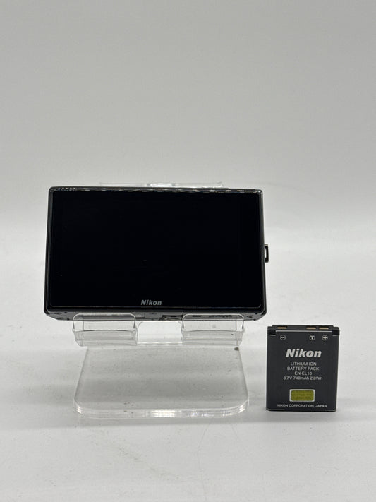 Nikon COOLPIX S60 10.0MP Digital Camera Black UNTESTED