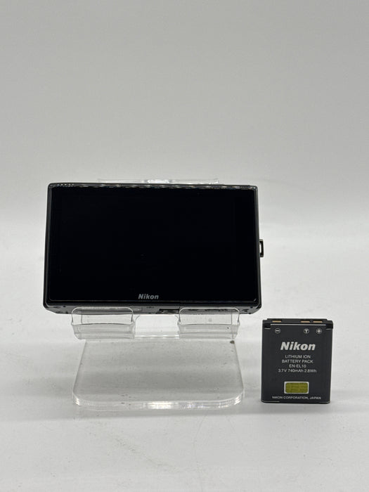 Nikon COOLPIX S60 10.0MP Digital Camera Black UNTESTED
