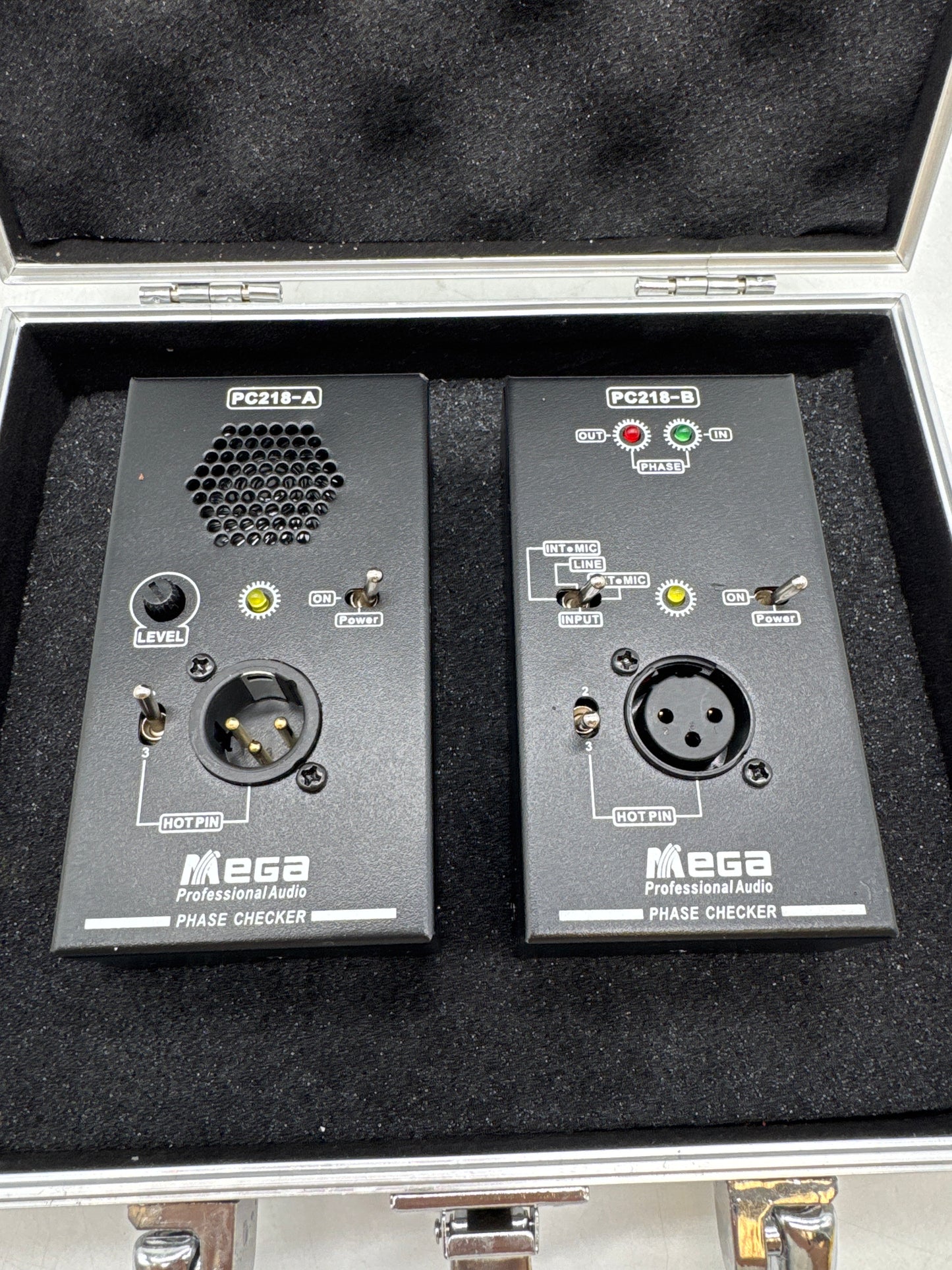 PC218 New Phase Polarity Checker Detector Audio Speaker Microphone Sound Tester