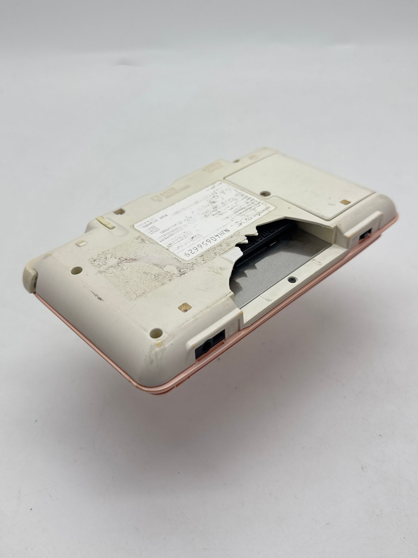 Nintendo DS Original NTR-001 Pink Console Only #167 Cracked Case UNTESTED AS IS