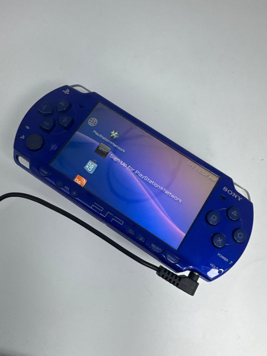 Sony PSP-2000 Blue Console Only #103 No Battery No Lid No Charger AS IS (Copy)