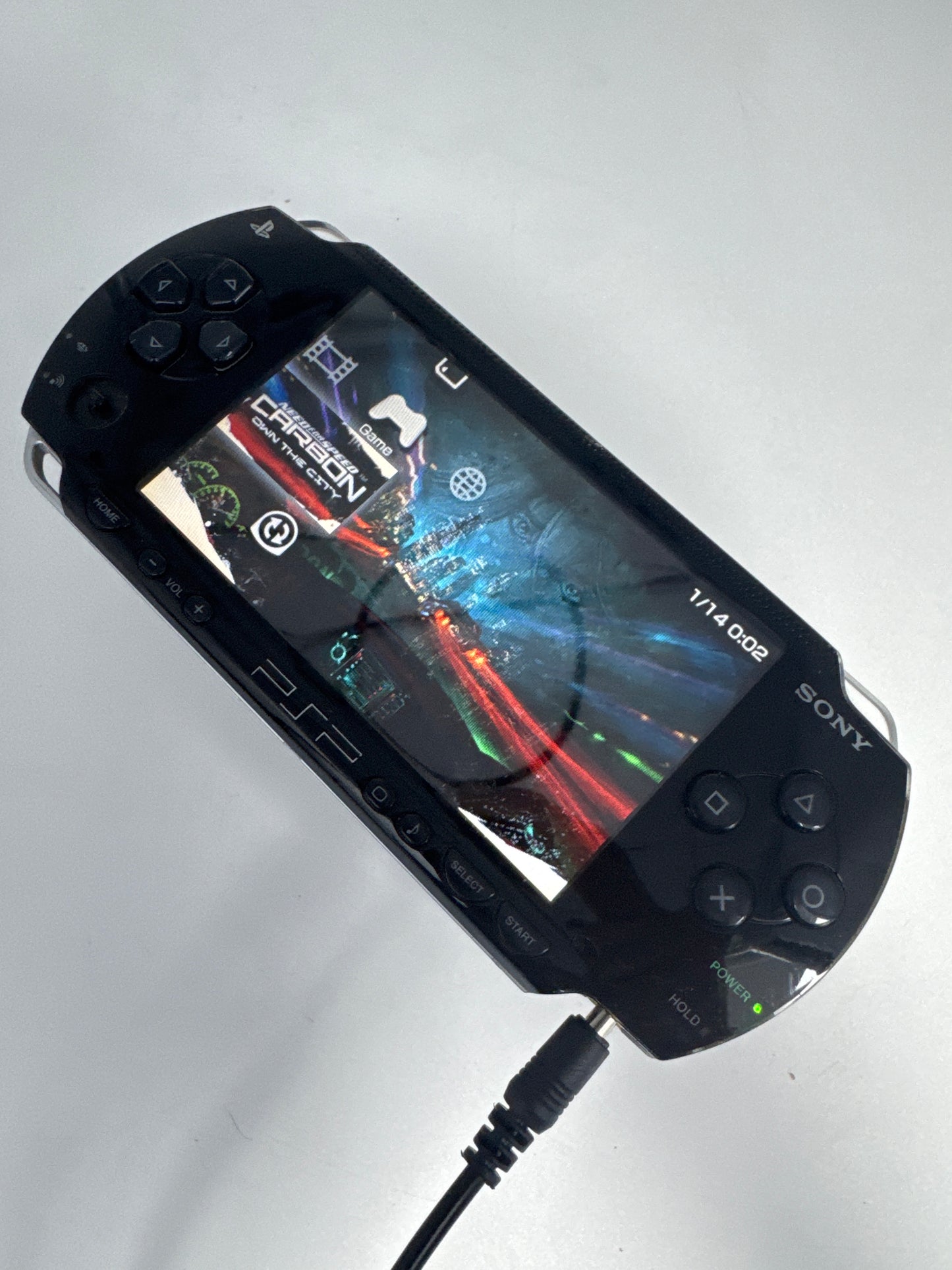 Sony PSP-1000 Piano Black Console #78 No Battery No Charger READ AS IS