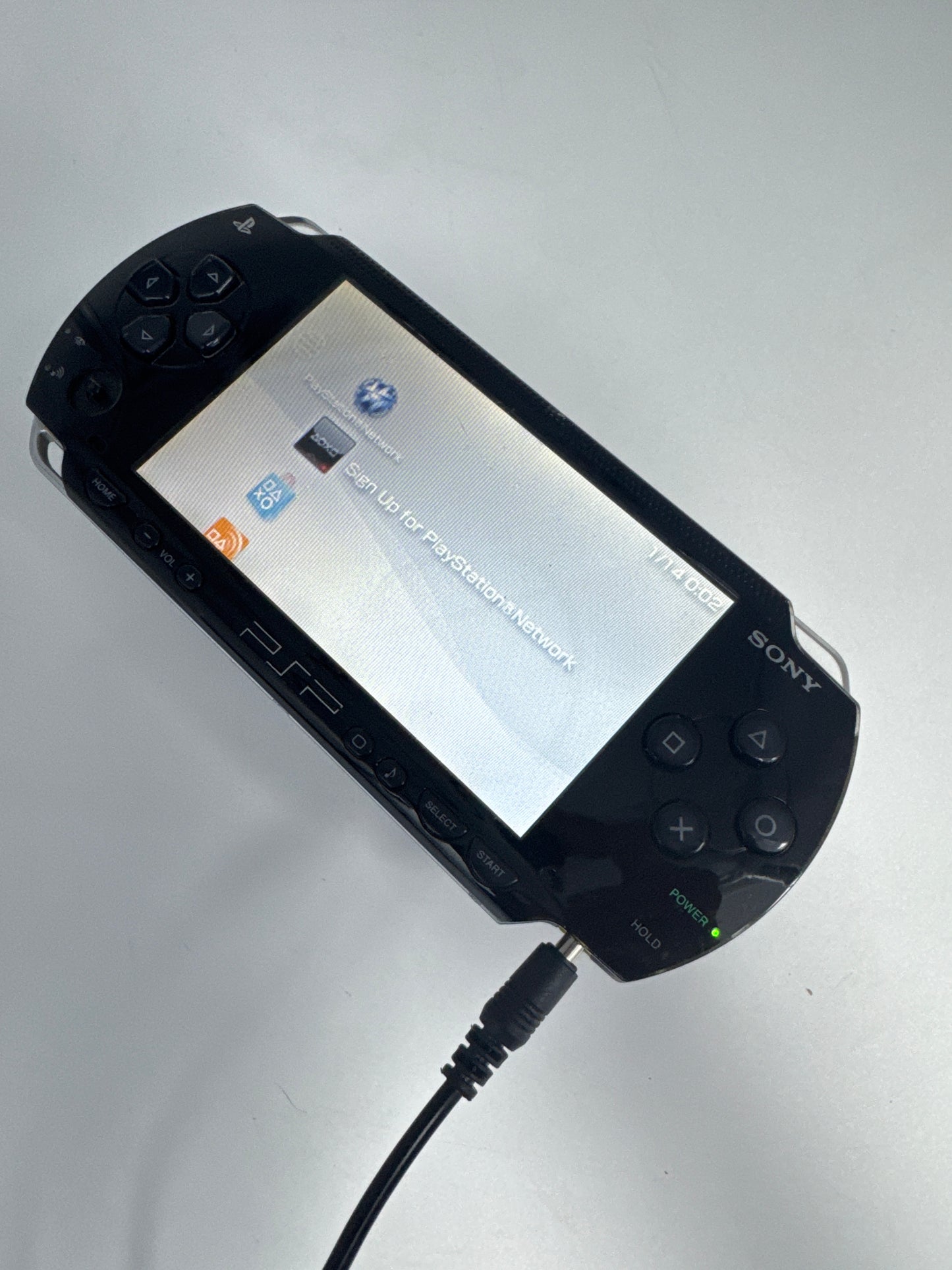 Sony PSP-1000 Piano Black Console #78 No Battery No Charger READ AS IS