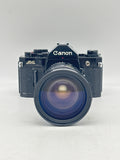 Canon A-1 35mm SLR Vintage Film Camera Black with 35-105mm f3.5 Zoom Lens image 3