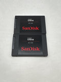 Lot of 2 SanDisk Ultra 3D 1TB 2.5" SATA III Internal SSD SDSSDH3-1T00 image 1