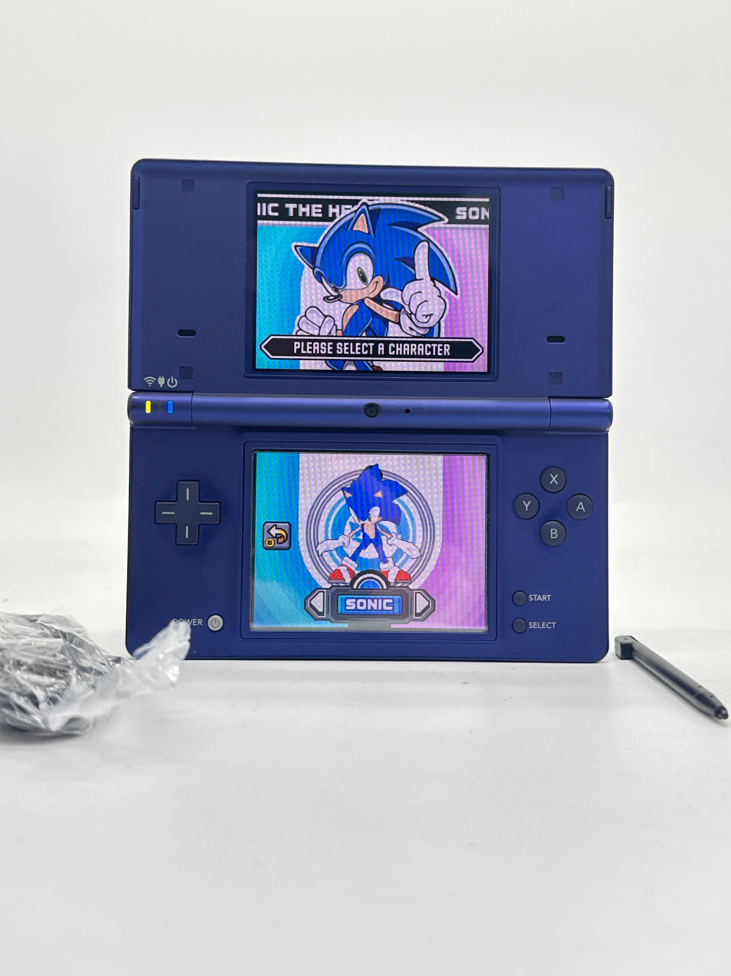 Nintendo DSi TWL-001(JPN) Blue Console #350 w/ Charger BAD CARD READER AS IS
