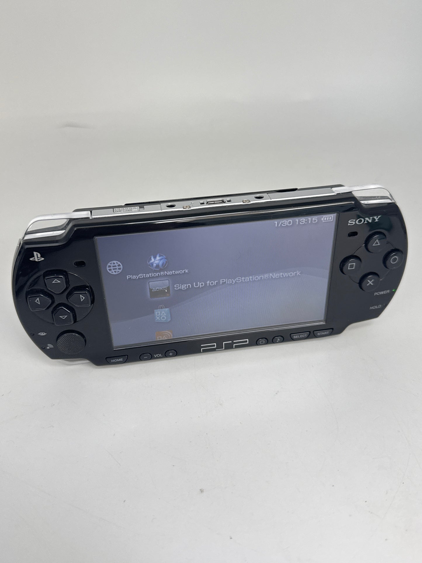 Sony PSP-2000 Piano Black Console #45 w/ 1200mAh Battery No Charger