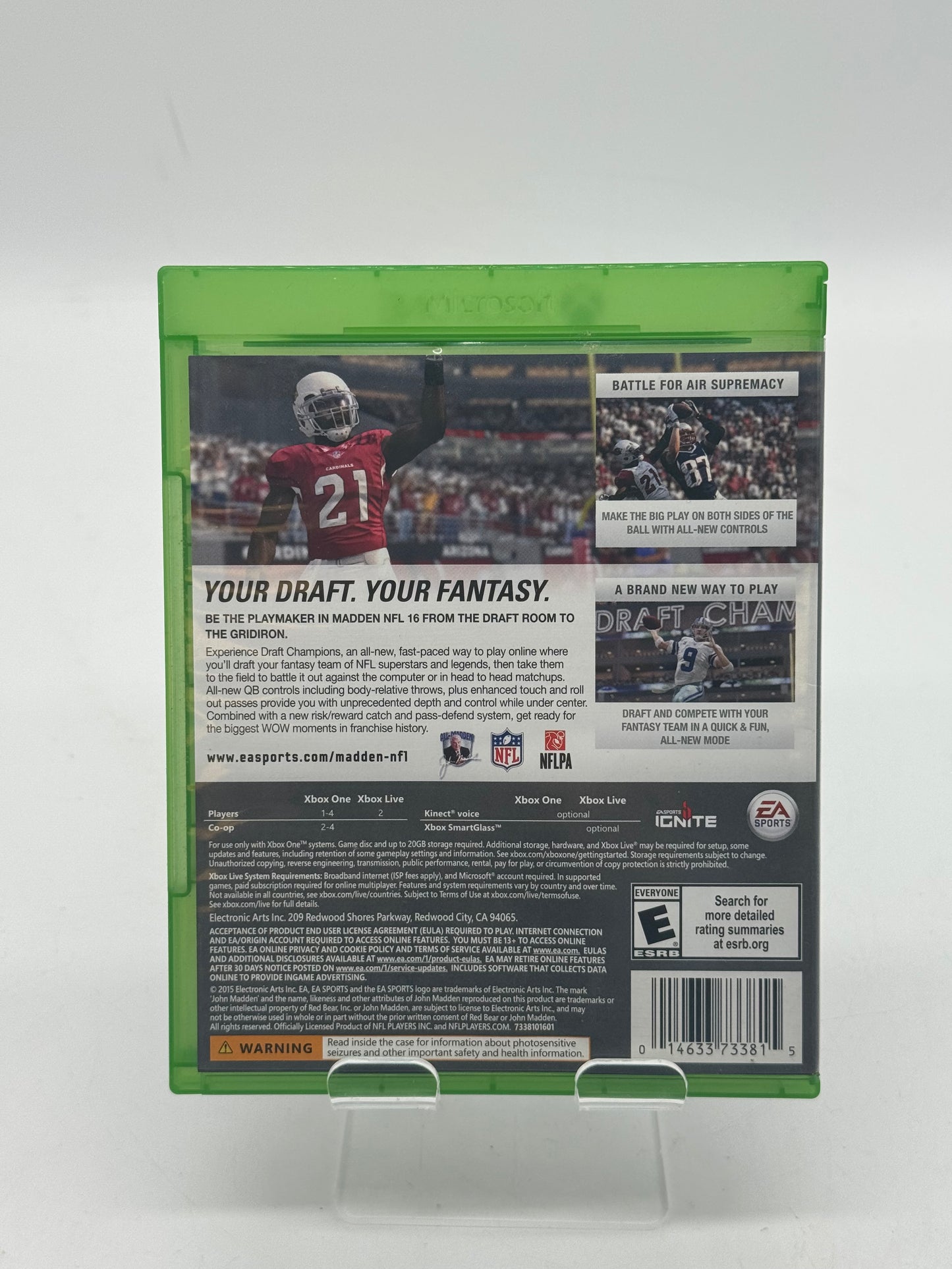 Madden NFL 16 - Microsoft Xbox One / Xbox One S / Xbox One X / Xbox One Series S/X