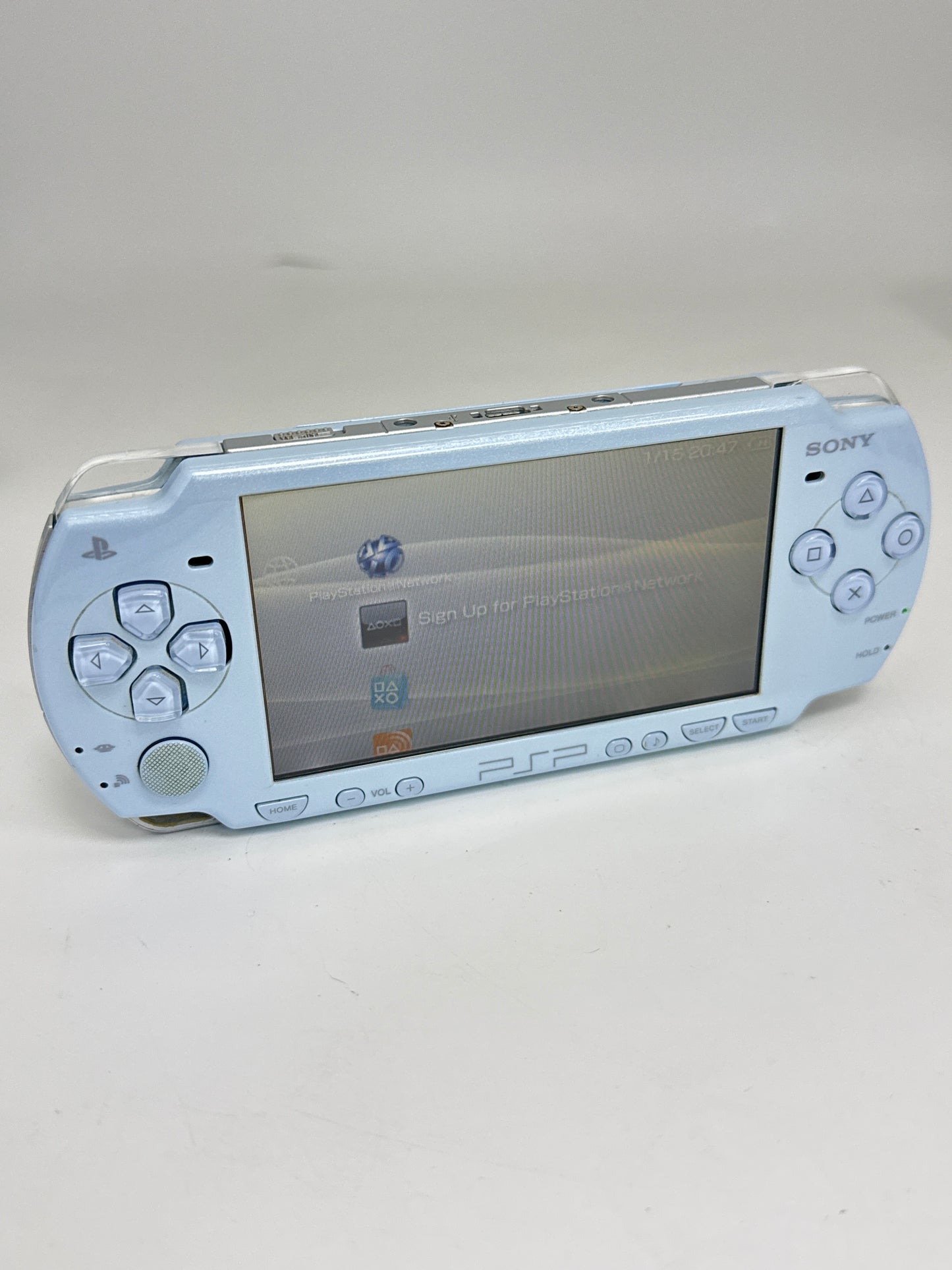 Sony PSP-2000 Blue Console #91 w/1200mAh Battery & No Charger NOISY DISC DRIVE