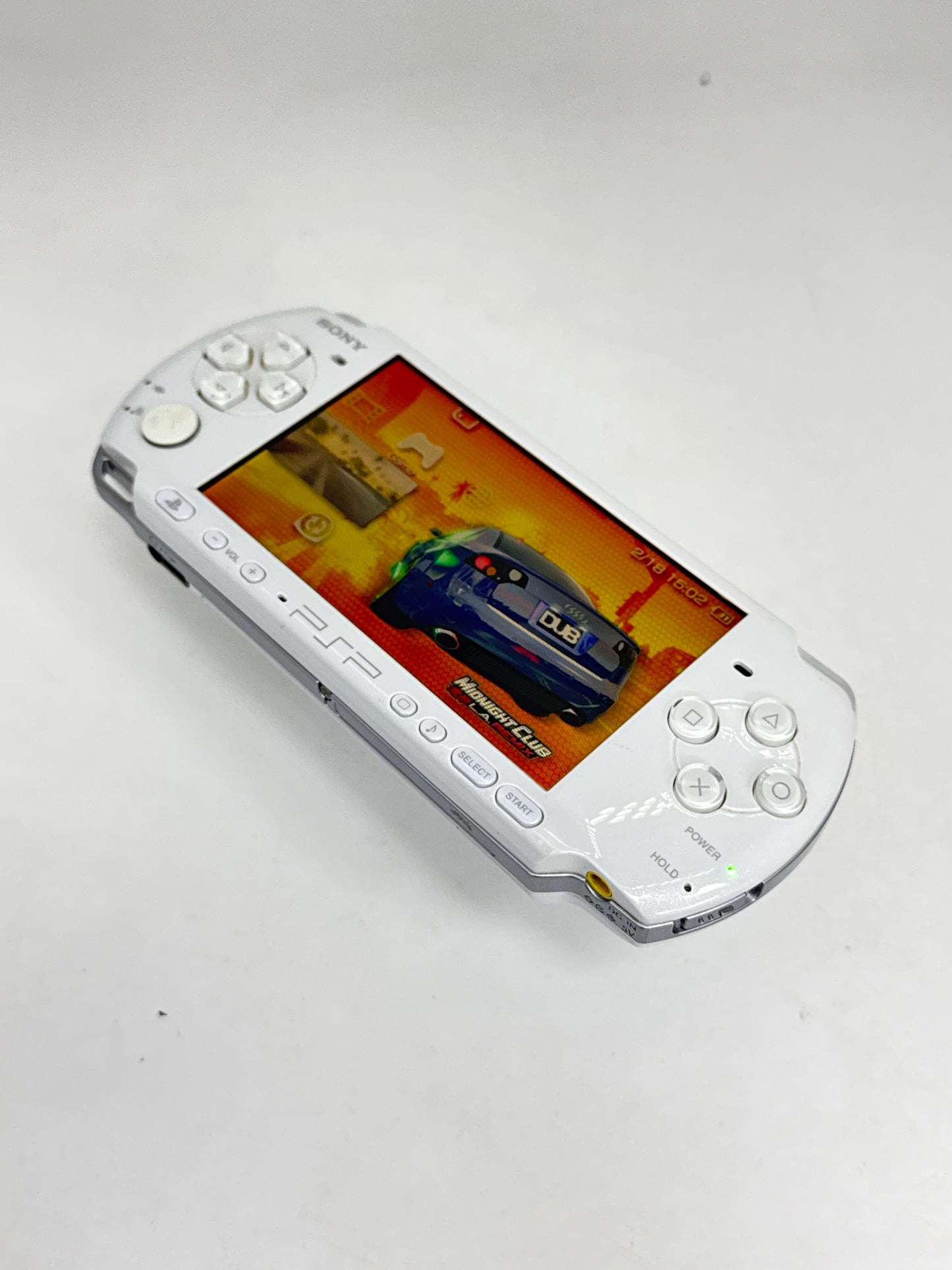 Sony PlayStation Portable PSP-3000 White Console #383 w/1200mAh Battery