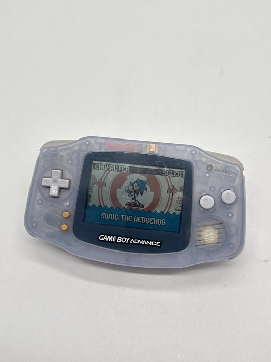 Nintendo Game Boy Advance AGB-001 Clear Console #645 Low Volume AS IS