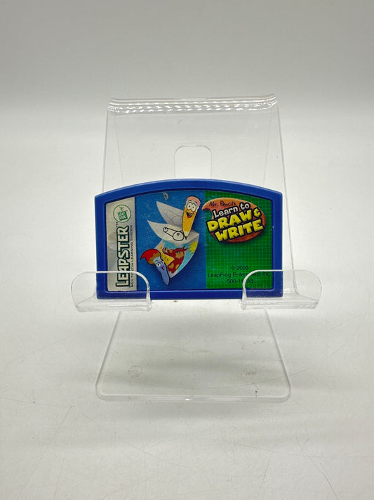 Mr. Pencil's Learn to Draw and Write (Leapster) Game Cartridge - Free Shipping!