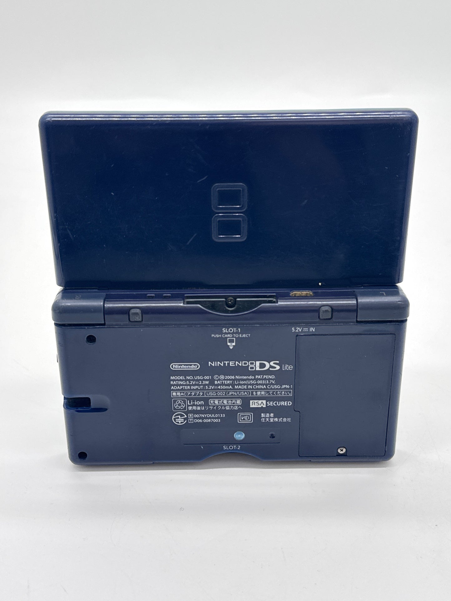 Nintendo DS Lite USG-001 Blue Console Only #57 BAD D-PAD AS IS