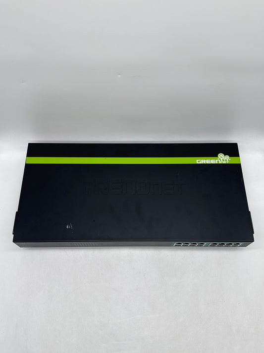 TRENDnet TPE-TG160G 16 Port PoE Rack Mountable Ethernet Switch Only Black