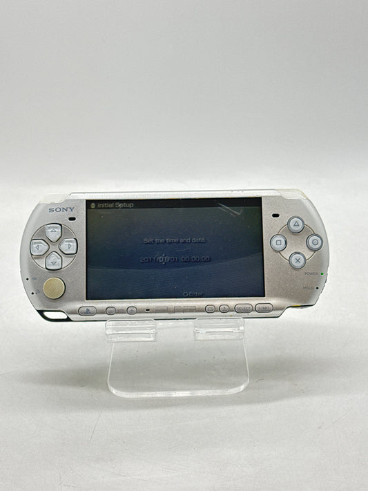 Sony PlayStation Portable PSP-3000 Video Game Handheld Console Mystic Silver