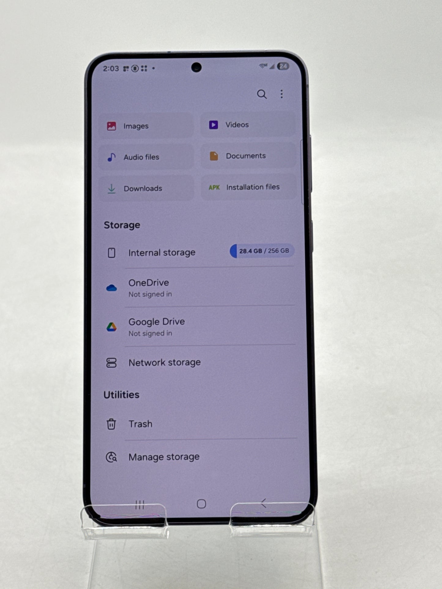 AT&T Samsung Galaxy S24+ 6.7" SM-S926U 256GB 12GB RAM Cobalt Violet