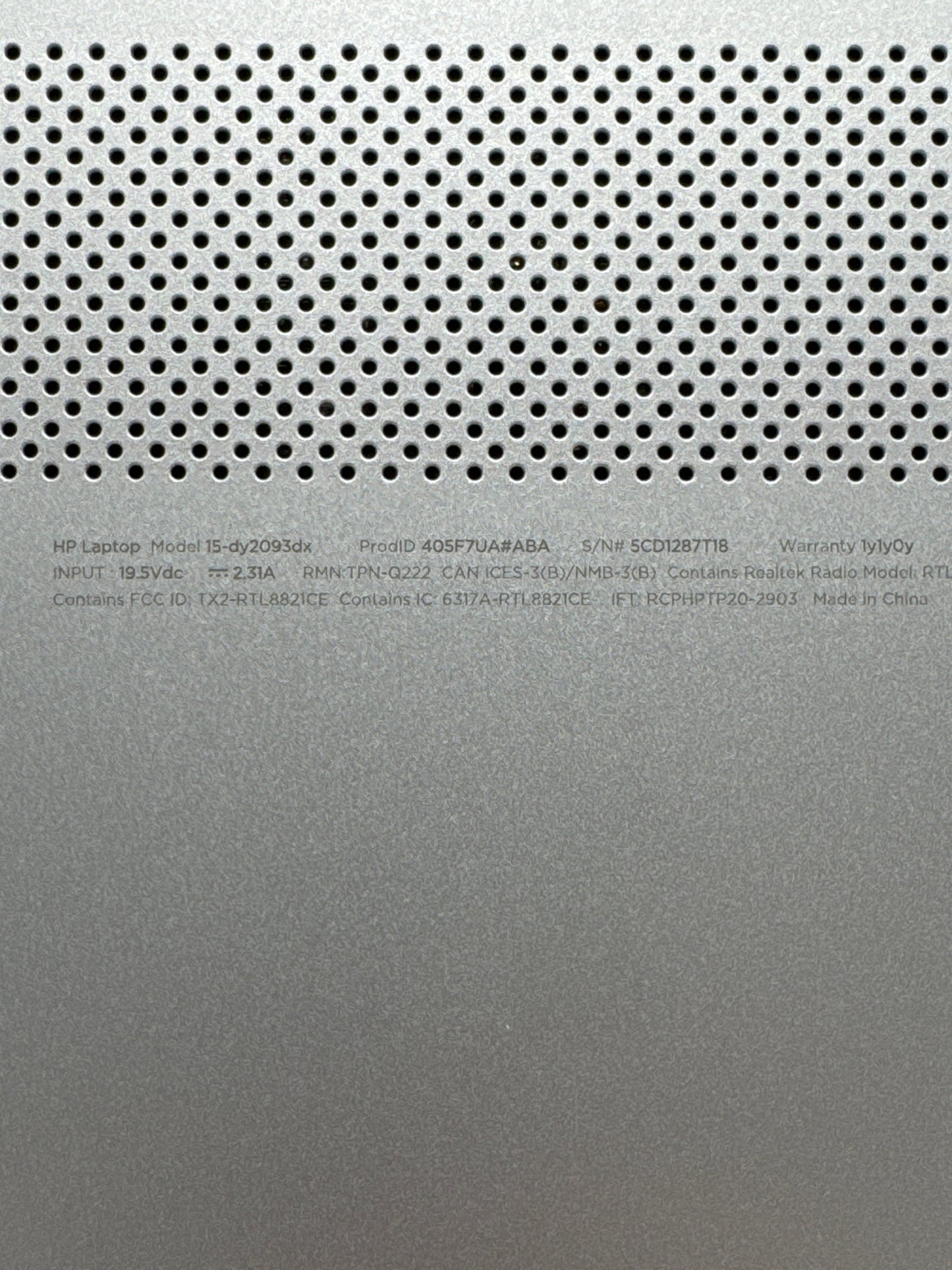 HP Laptop 15-dy2093dx 15.6" FHD Core i5-1135G7 2.40GHz 256GB SSD 8GB RAM