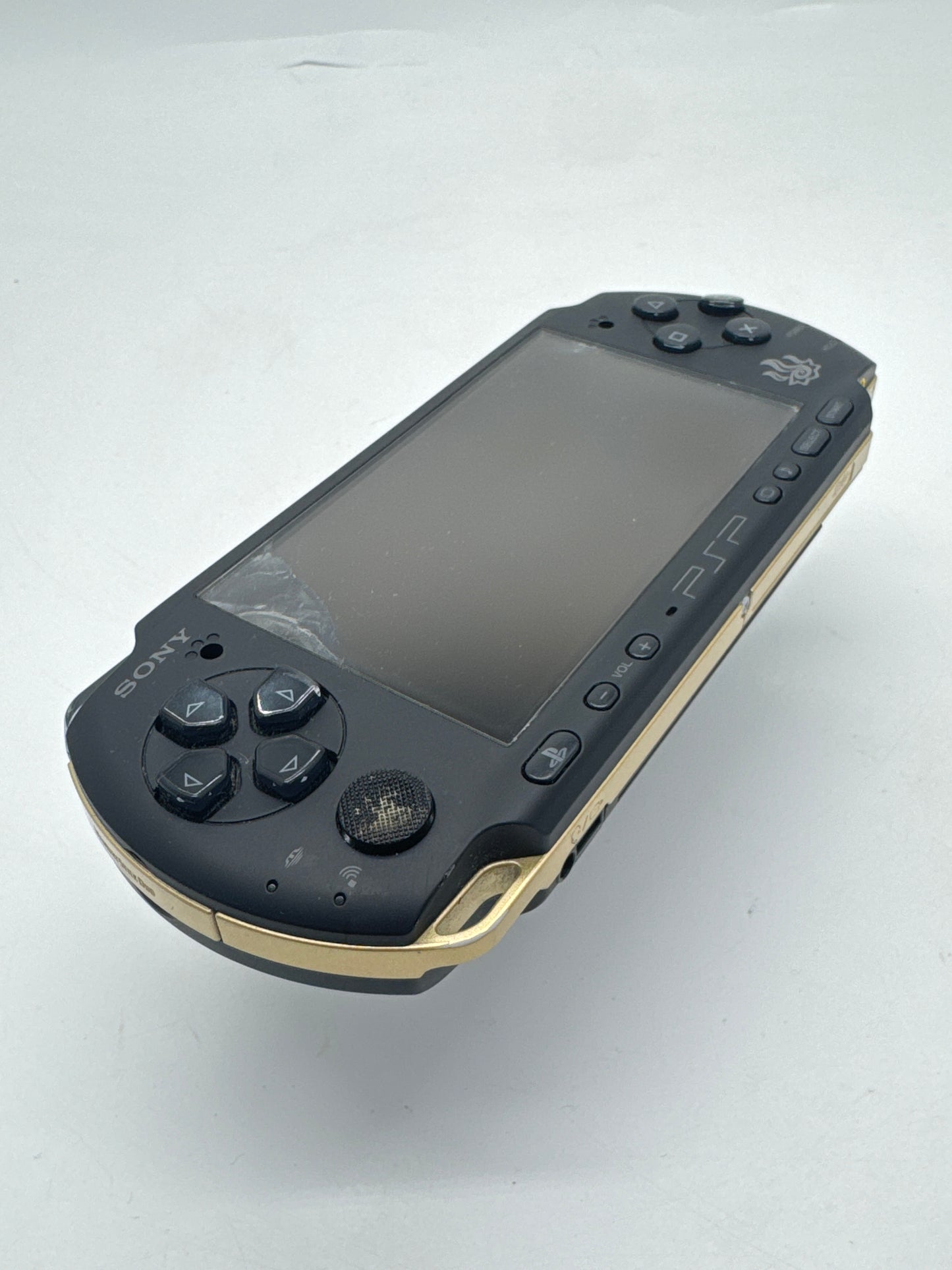 Sony PSP-3000 Monster Hunter Portable 3rd Hunters No Back Lid Bad Screen #276 Limited