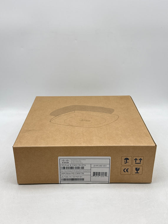 New Cisco CW9176I-RTG Wi-Fi 7 Tri-Band Wireless Access Point - White