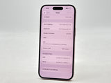 AT&T Apple iPhone 15 A2846 128GB Pink 88% BH 718 Cycle - Cracked Back image 3