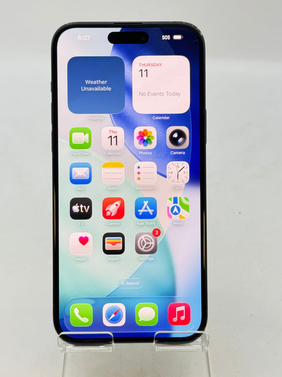 Unlocked Apple iPhone 15 Plus 6.7" A2847 128GB Black Used #138