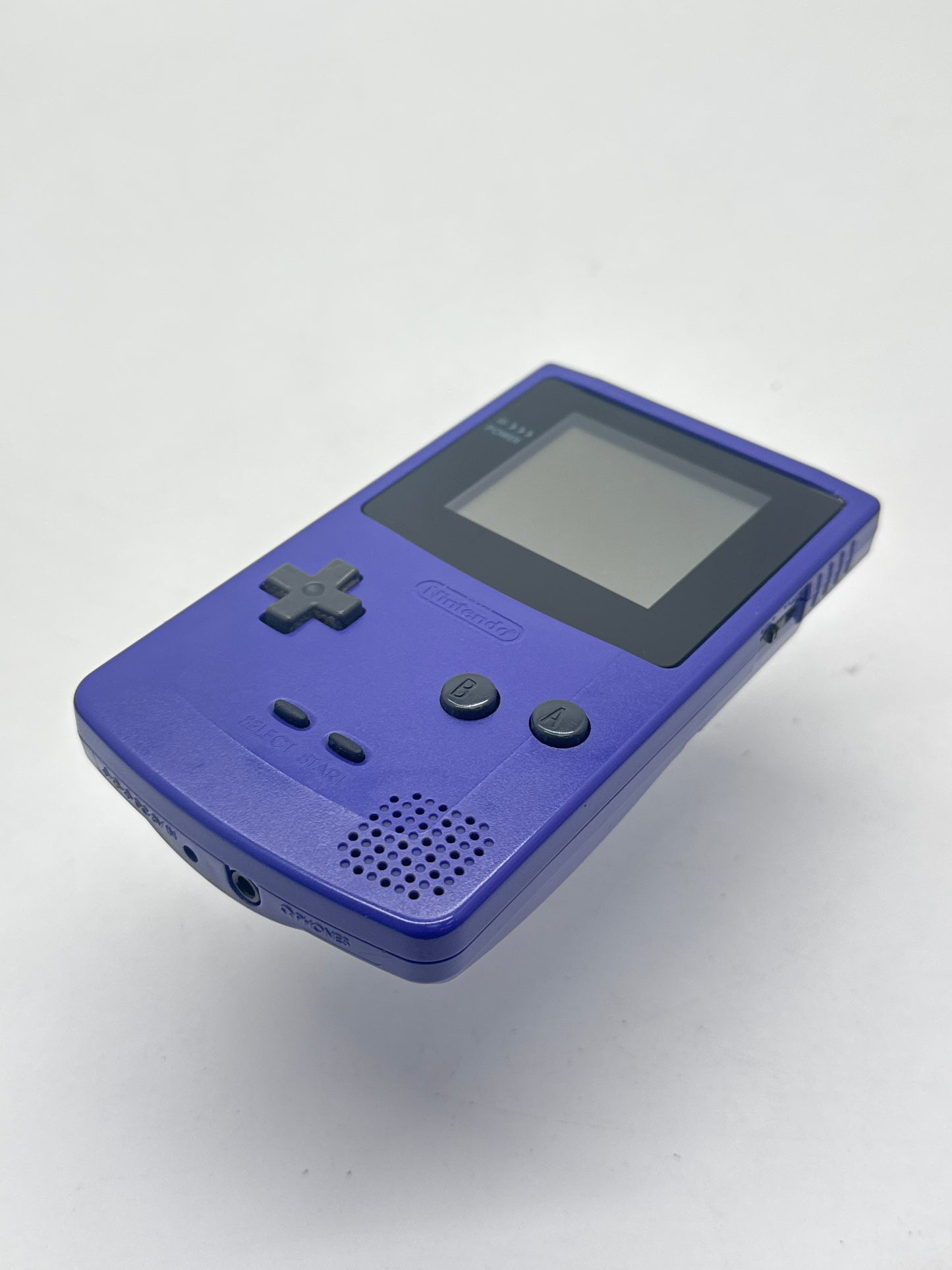 Nintendo Game Boy Color CGB-001 Purple Console #646 Aftermarket Lens or/and Shell