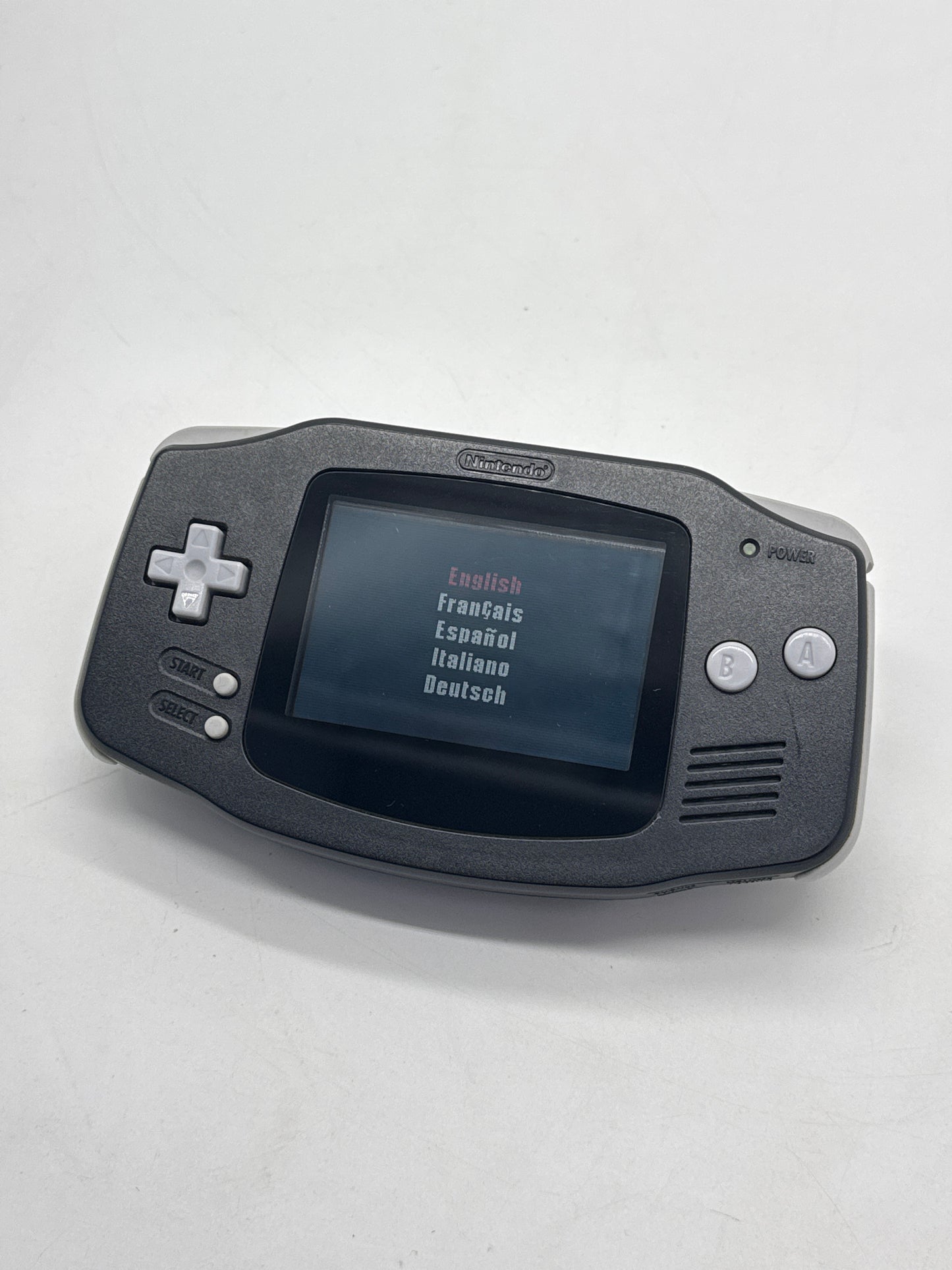 Nintendo Game Boy Advance AGB-001 Black Console #10 Aftermarket Lens or/and Shell