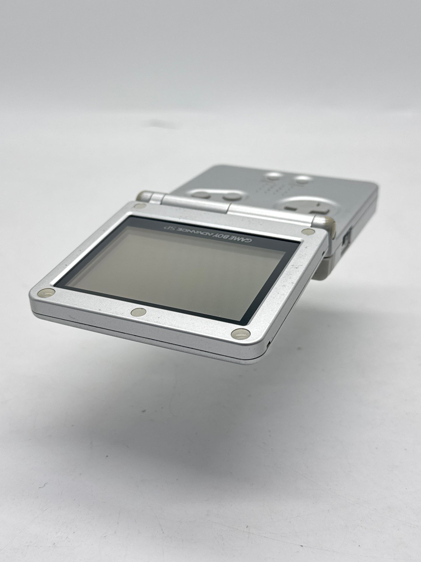 Nintendo Game Boy Advance SP AGS-001 Silver Console Only #403 BAD READ AS IS