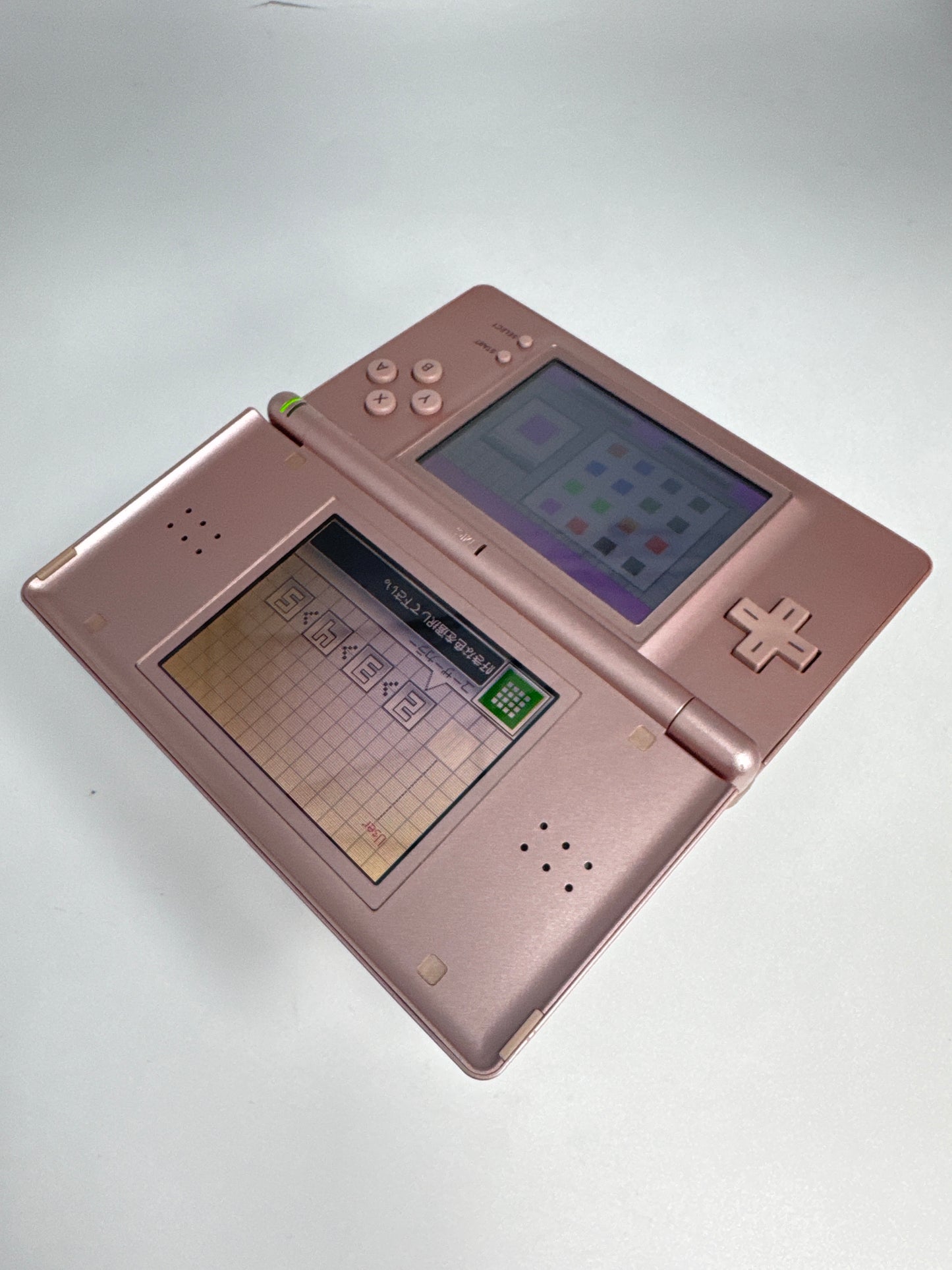 Nintendo DS Lite USG-001 Metallic Rose Console #49 Bad Hinge