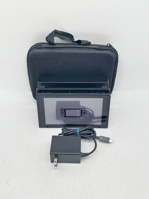 Nintendo Switch HAC-001-01 32GB w/ Dock Case Power Cable No Joycons Used