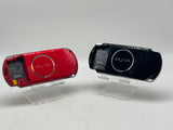 Sony PSP-3000 Lot of 2 Black & Red Handheld Console For Parts image 2