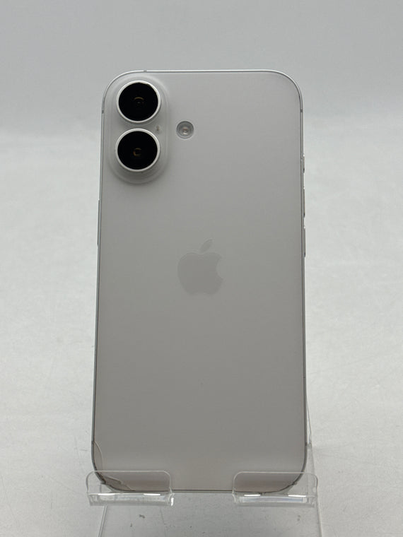 Sprint/T-Mobile Apple iPhone 16 A3081 128GB White - Cracked Read!