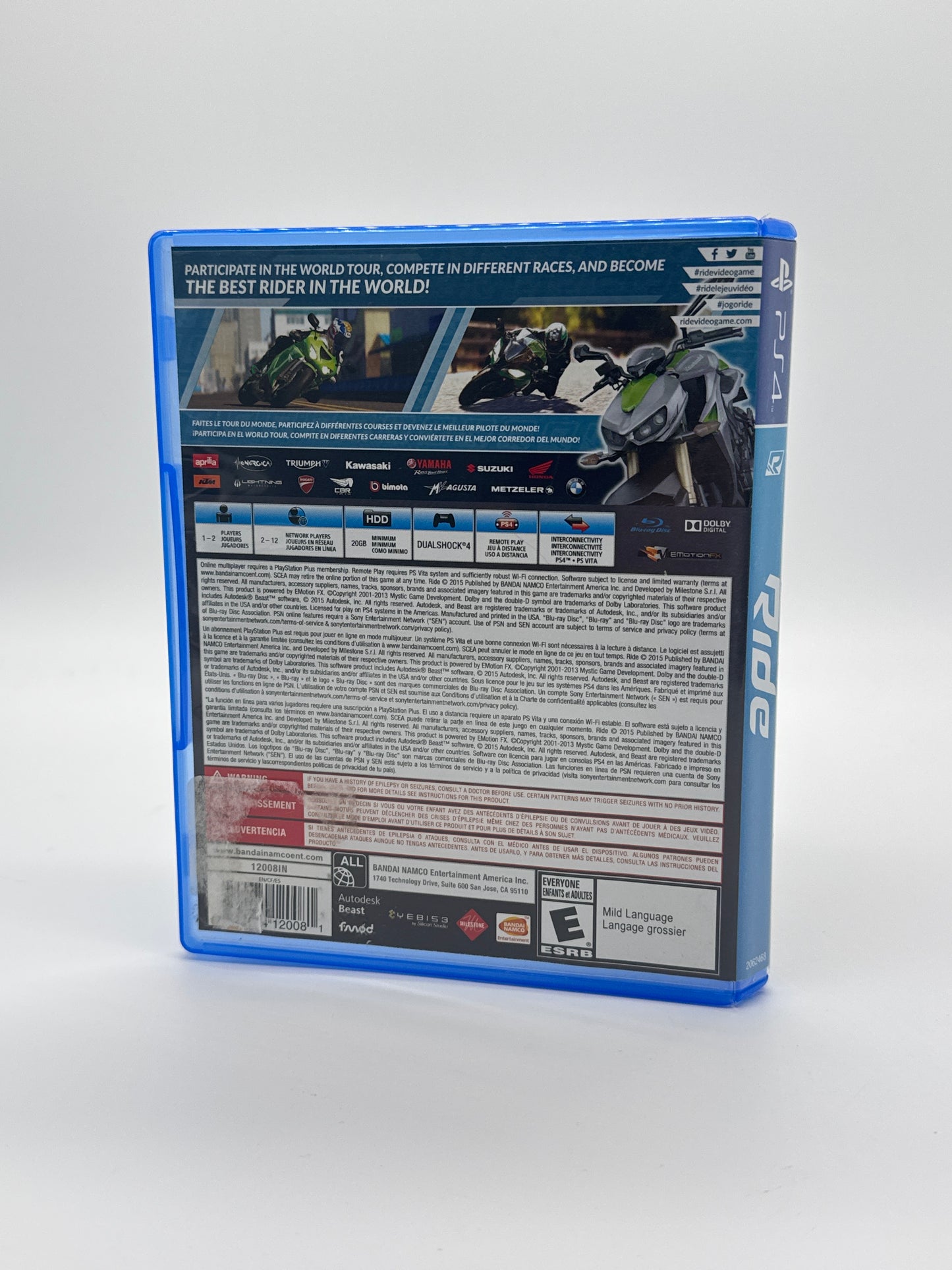 Ride (Sony PlayStation 4, 2015)