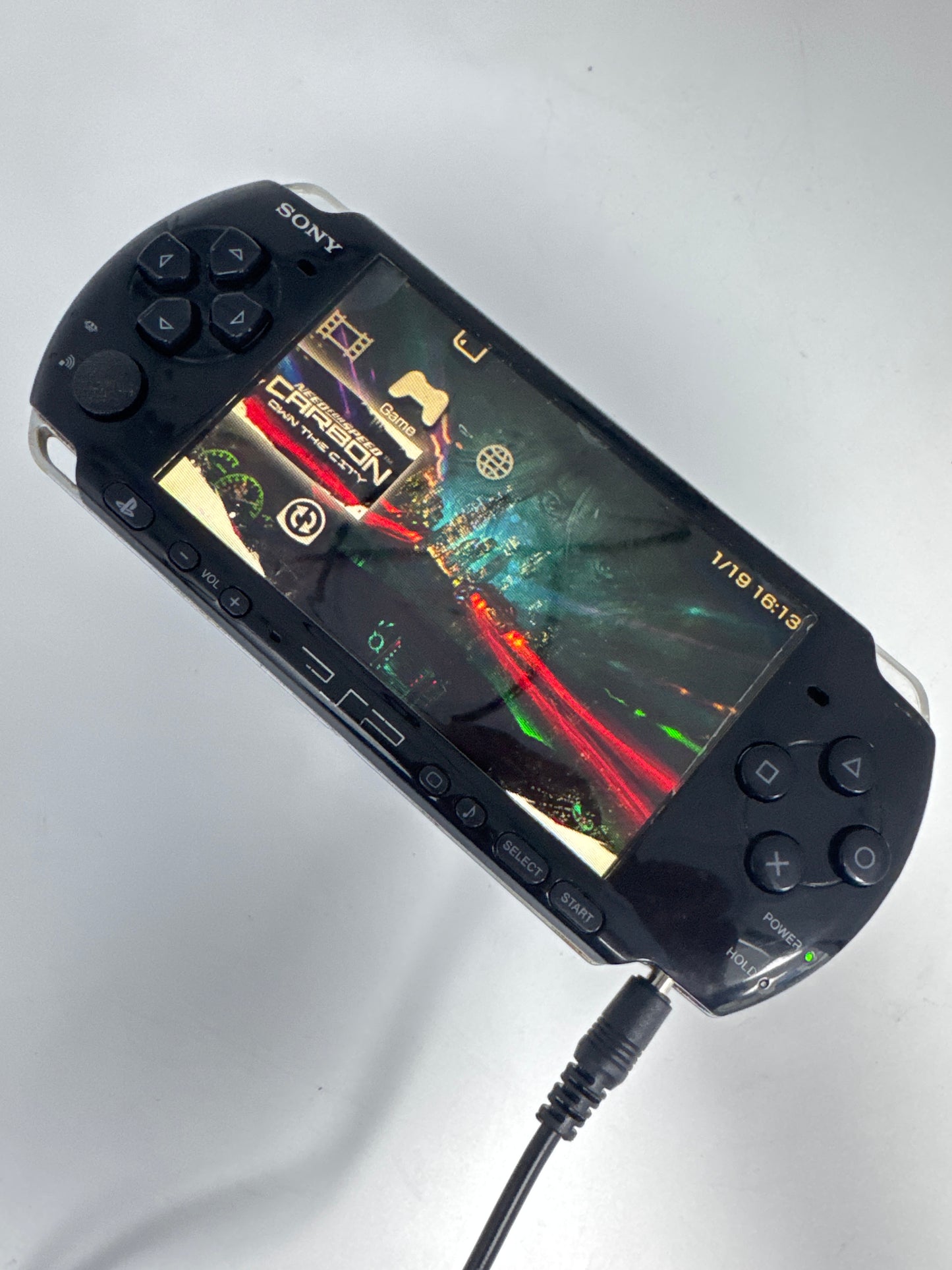 Sony PSP-3000 Black Console #242 No Battery or Lid No Charger AS IS