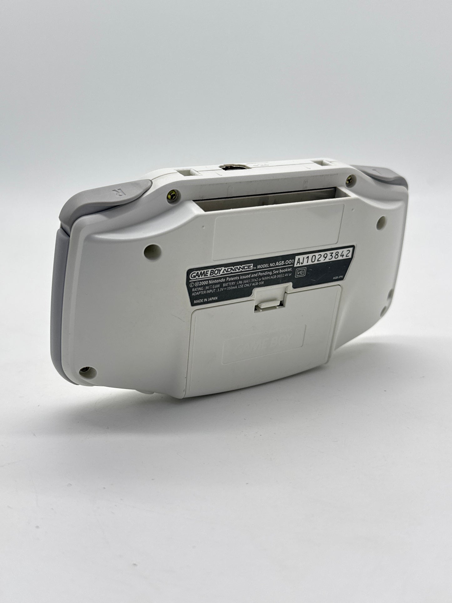 Nintendo Game Boy Advance AGB-001 White Console #6 Aftermarket Lens or/and Shell