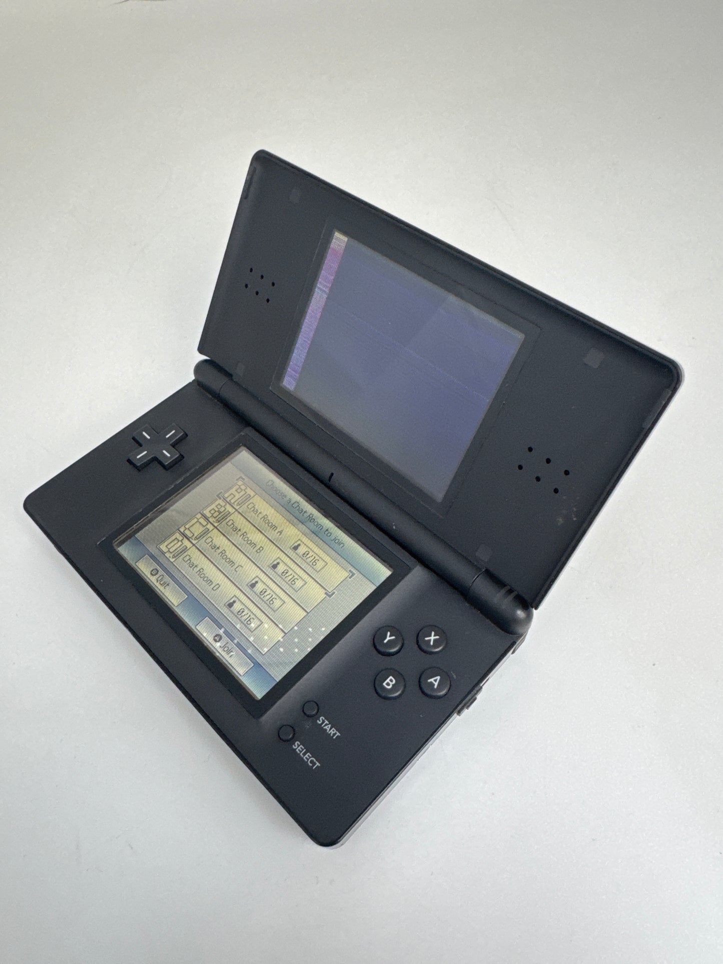Nintendo DS Lite USG-001 Black Console #55 TOP SCREEN IS BAD AS IS