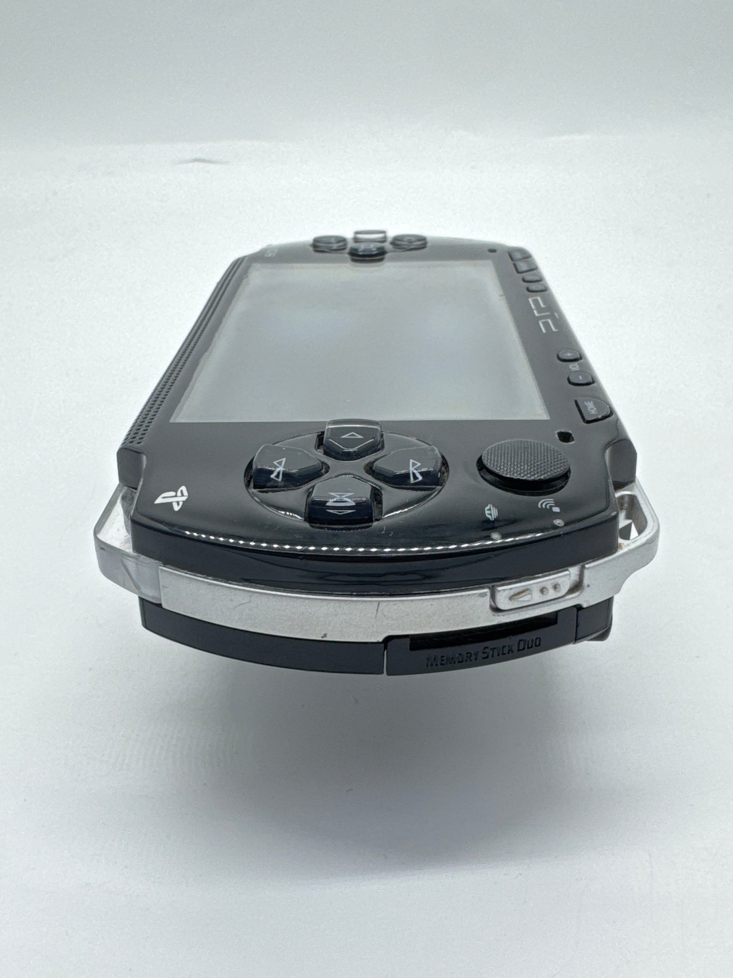 Sony PSP-1001B2 Black Console #83 Cracked Front Case