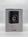 Coby CSTW500BLK Bluetooth Wireless Stereo Speakers Bookshelf Style NEW SEALED image 3