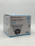 Amcrest 4K Night Color IP PoE Turret Cam IP8M-2779EW-AI White - Open Box image 1
